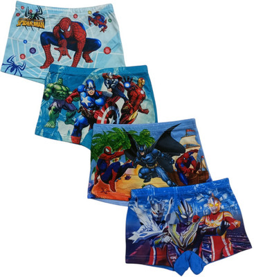 okshion Brief For Baby Boys(Blue Pack of 4)