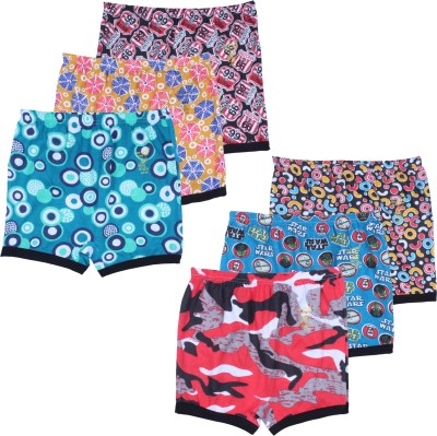 Kids Basket Brief For Boys(Multicolor Pack of 6)