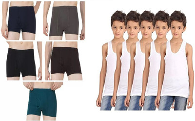 Sannutrendzz Brief For Boys(Multicolor Pack of 5)