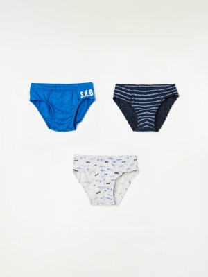 Fame Forever by Lifestyle Brief For Boys(Multicolor Pack of 3)