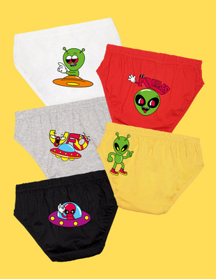 Nusyl Brief For Boys(Multicolor Pack of 5)