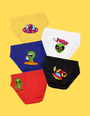 Nusyl Brief For Boys(Multicolor Pack of 5)