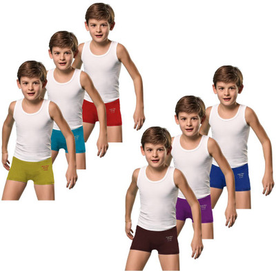 New Day Brief For Boys(Multicolor Pack of 6)