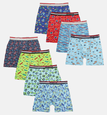 LUX cozi Brief For Boys(Multicolor Pack of 8)