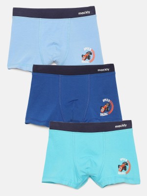 Mackly Brief For Boys(Blue Pack of 3)