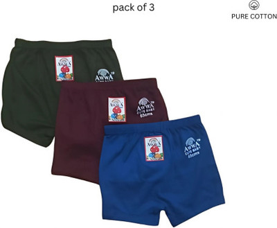 AwwA Brief For Boys(Multicolor Pack of 3)