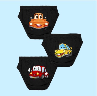 Nusyl Brief For Boys(Black Pack of 3)