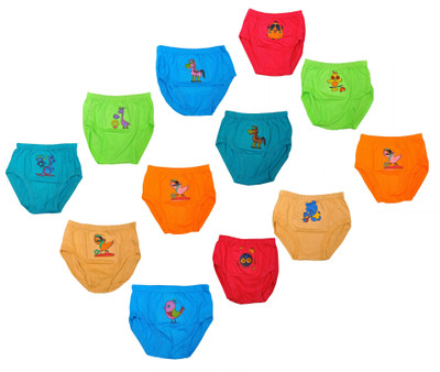 MRB Brief For Baby Boys(Multicolor Pack of 12)