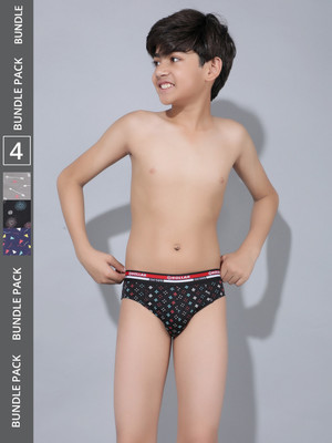 Dollar Bigboss Brief For Boys(Multicolor Pack of 4)