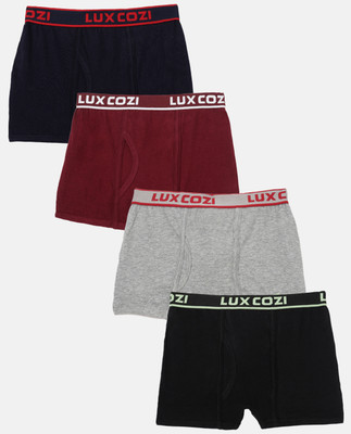 LUX cozi Brief For Boys(Multicolor Pack of 4)