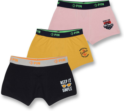 3Pin Brief For Boys(Multicolor Pack of 3)