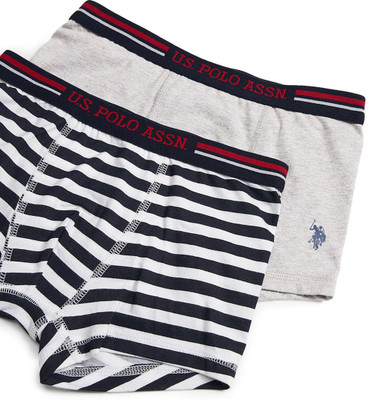U.S. POLO ASSN. Brief For Boys(Grey Pack of 3)