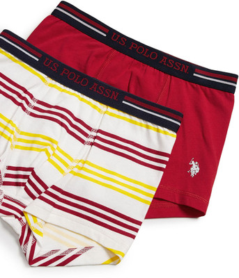 U.S. POLO ASSN. Brief For Boys(Red Pack of 3)