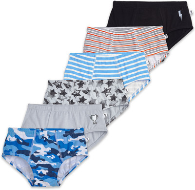 YouGotPlanB Brief For Boys(Black Pack of 6)