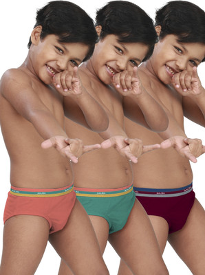 ALBA FASHIONS Brief For Boys(Multicolor Pack of 3)