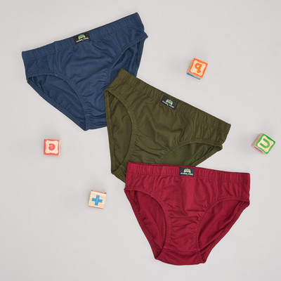 Pantaloons Junior Brief For Boys(Multicolor Pack of 3)