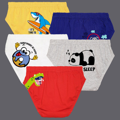 Nusyl Brief For Boys(Multicolor Pack of 5)