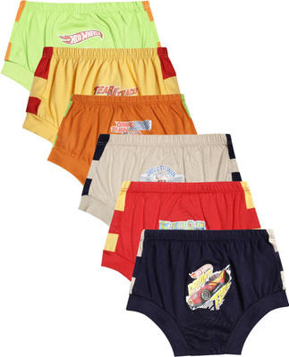 Red Rose Brief For Boys(Multicolor Pack of 6)