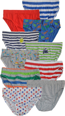 Miracles Of Cotton Castles Brief For Boys(Multicolor Pack of 4)