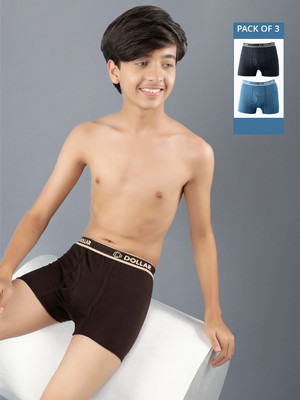 Dollar Brief For Boys(Multicolor Pack of 3)