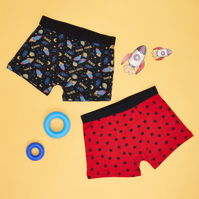 Pantaloons Junior Brief For Boys(Multicolor Pack of 2)