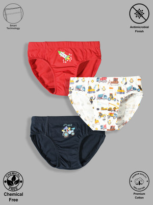 TRESNOVA Brief For Boys(Multicolor Pack of 3)
