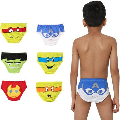 YouGotPlanB Brief For Boys(Multicolor Pack of 6)