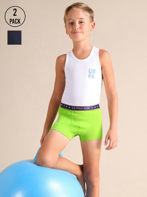 U.S. POLO ASSN. Brief For Boys(Green Pack of 3)