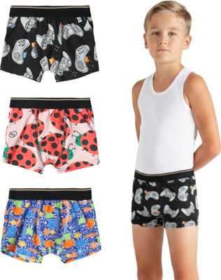 Adore A Boo Brief For Boys(Multicolor Pack of 3)