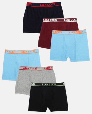 LUX cozi Brief For Boys(Multicolor Pack of 6)
