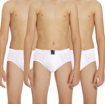 Inner Element Brief For Boys(White Pack of 4)