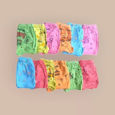 Cavendres Brief For Baby Boys(Multicolor Pack of 12)