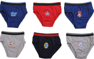 RCK ROCKERS Brief For Boys(Multicolor Pack of 6)