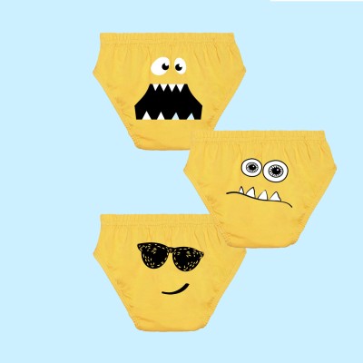 Nusyl Brief For Boys(Yellow Pack of 3)