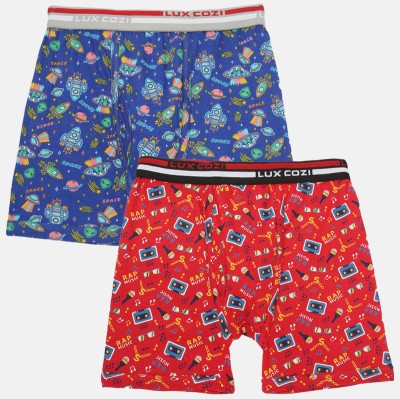 LUX cozi Brief For Boys(Multicolor Pack of 2)