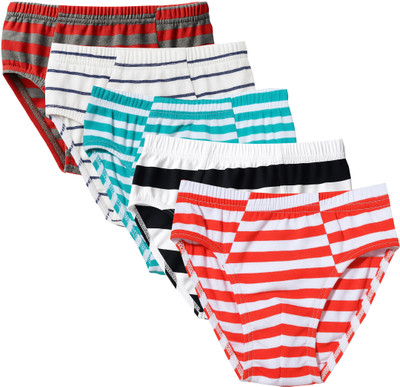 Miracles Of Cotton Castles Brief For Boys(Multicolor Pack of 5)