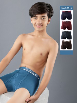 Dollar Brief For Boys(Multicolor Pack of 5)