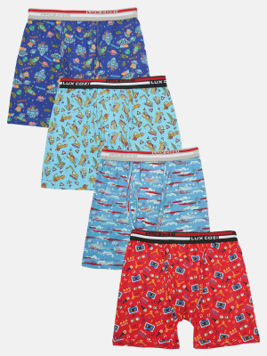 LUX cozi Brief For Boys(Multicolor Pack of 4)