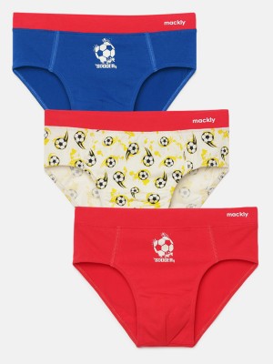 Mackly Brief For Boys(Multicolor Pack of 3)