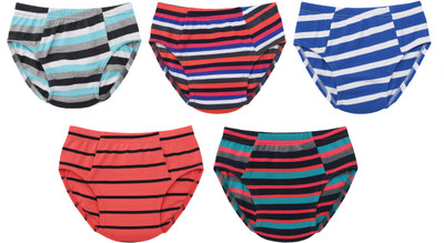 Miracles Of Cotton Castles Brief For Boys(Multicolor Pack of 5)
