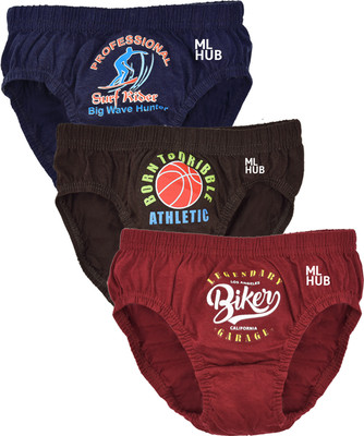 ML HUB Brief For Baby Boys(Multicolor Pack of 3)