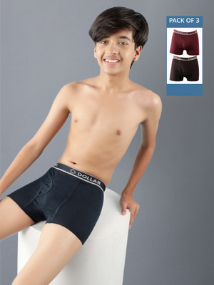 Dollar Brief For Boys(Multicolor Pack of 3)