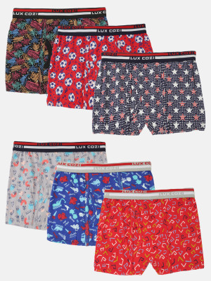 LUX cozi Brief For Boys(Multicolor Pack of 6)