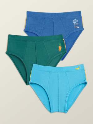 XY Life Brief For Boys(Multicolor Pack of 3)