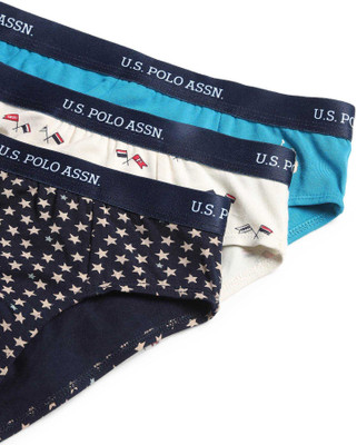 U.S. POLO ASSN. Brief For Boys(Grey Pack of 3)