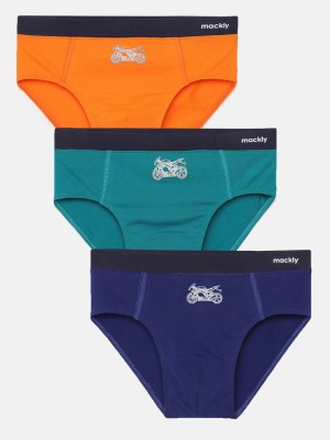 Mackly Brief For Boys(Multicolor Pack of 3)