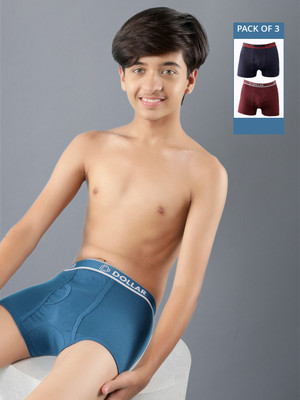 Dollar Brief For Boys(Multicolor Pack of 3)