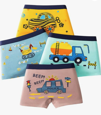 DC DECORIO Brief For Boys(Multicolor Pack of 4)