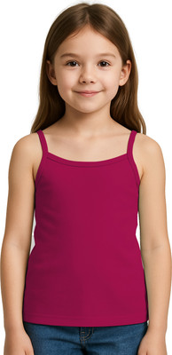 Aamarsh Camisole For Baby Girls(Pink, Pack of 1)