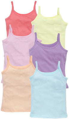 ZOTRENDZZ Camisole For Baby Girls(Multicolor, Pack of 6)